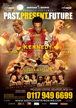 Past, Present, Future Fight Night live on Eurosport at the Newport Centre on Friday 30th October!
