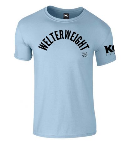 Johnny Nelson Brand Weight Class T-Shirt Light Blue