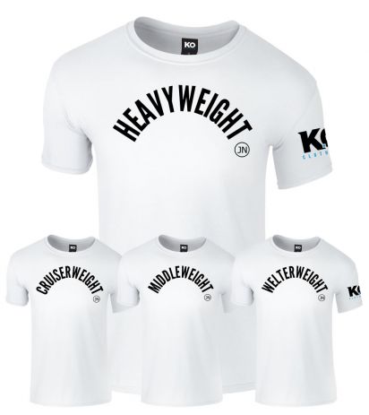 Johnny Nelson Brand Weight Class T-Shirt White