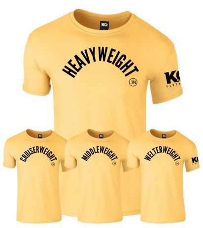 Johnny Nelson Brand Weight Class T-Shirt Yellow