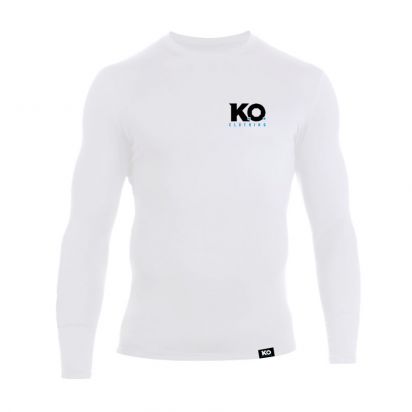 Long Sleeve Training Top White