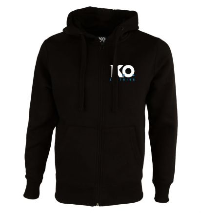 Original Zipped Hoodie Black