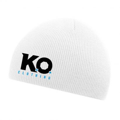 Plain Beanie White