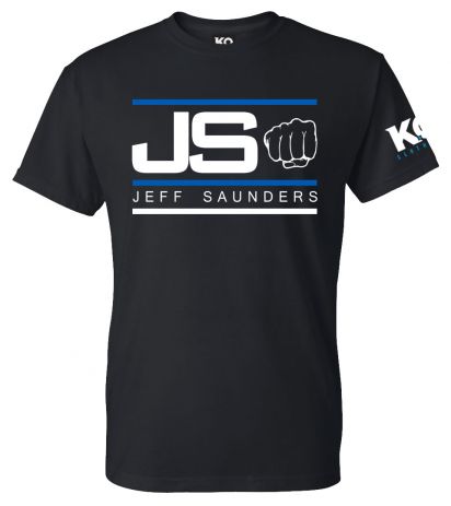 Team Saunders (Jeff) Fight Night T-Shirt