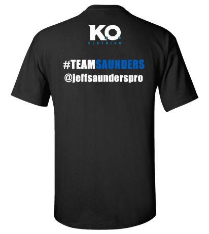 Team Saunders (Jeff) Fight Night T-Shirt