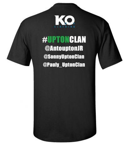 Upton Clan Fight Night T-Shirt Black