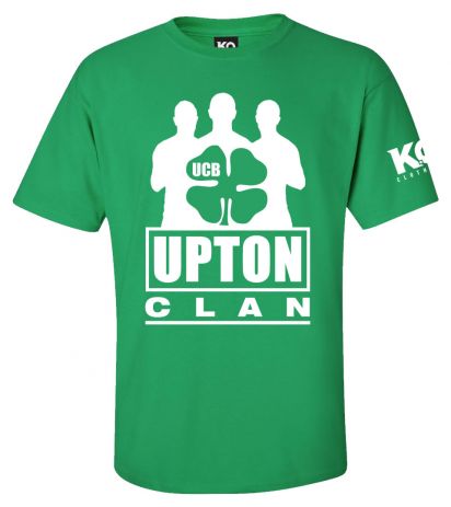 Upton Clan Fight Night T-Shirt Green