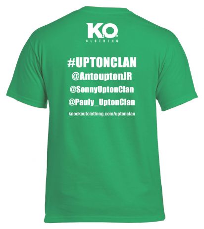 Upton Clan KO Fight Night T-Shirt Green